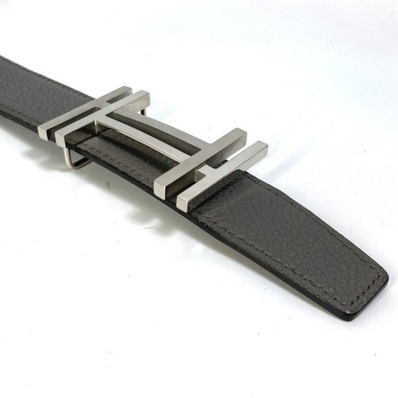 HERMES H belt Ash okare belt Togo gray main image 7